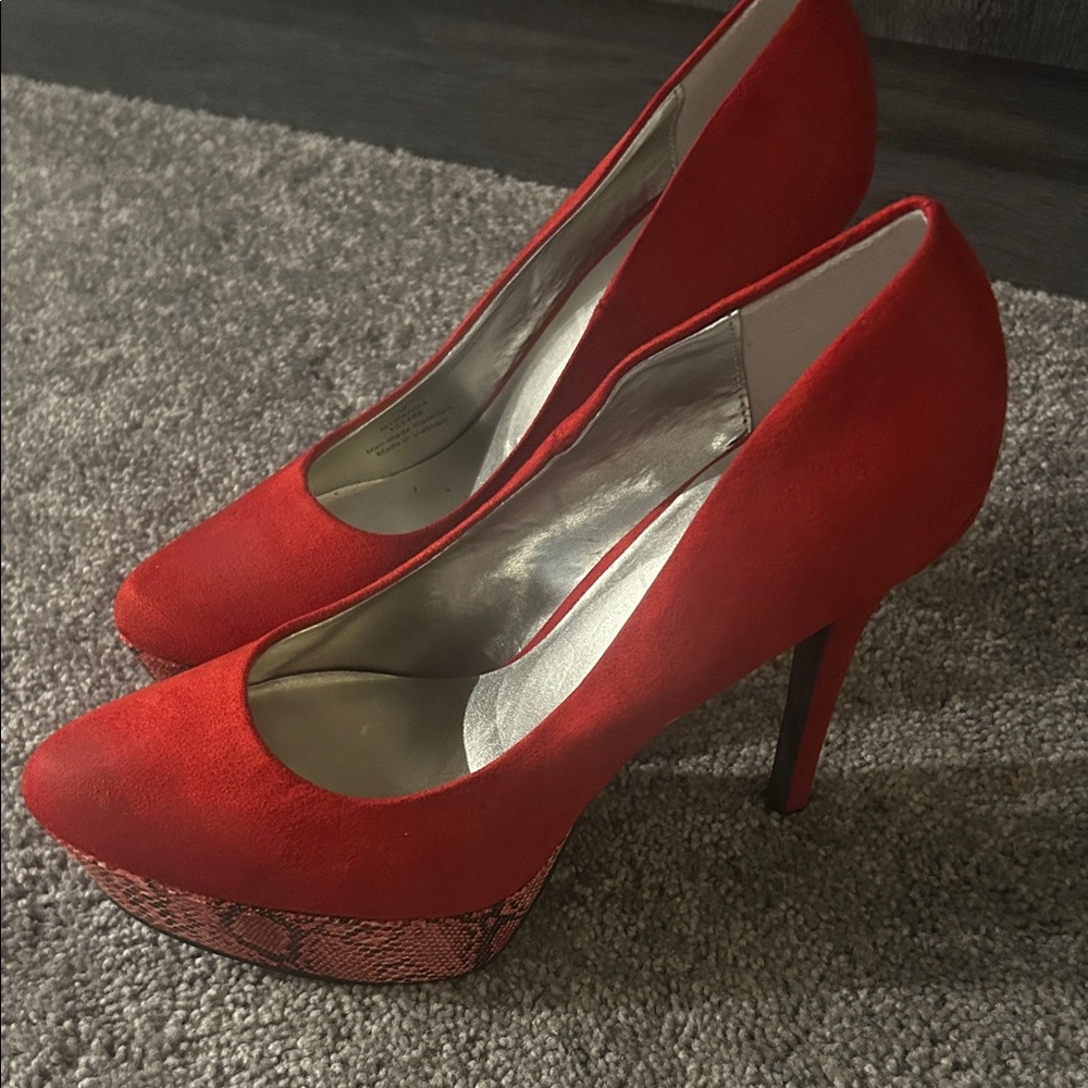 Limelight Fiery Red High Heels